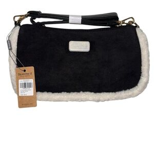 NWT! Bearpaw Black Women's Sherpa Bag